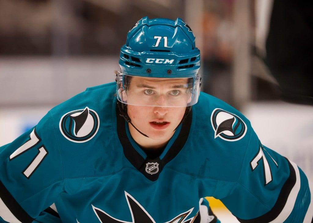 San Jose Sharks' Macklin Celebrini leaves game vs. Utah Hockey Club