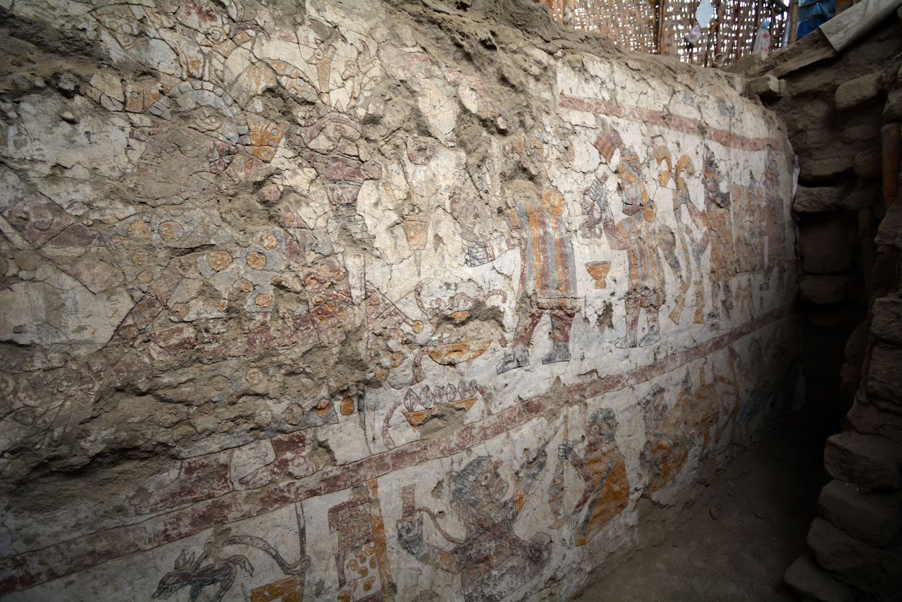 Additional Moche Murals Uncovered in Peru at Pañamarca