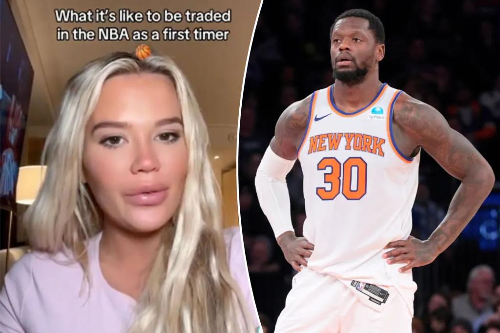 Julius Randle's wife Kendra talks 'the hardest part' of Knicks trade