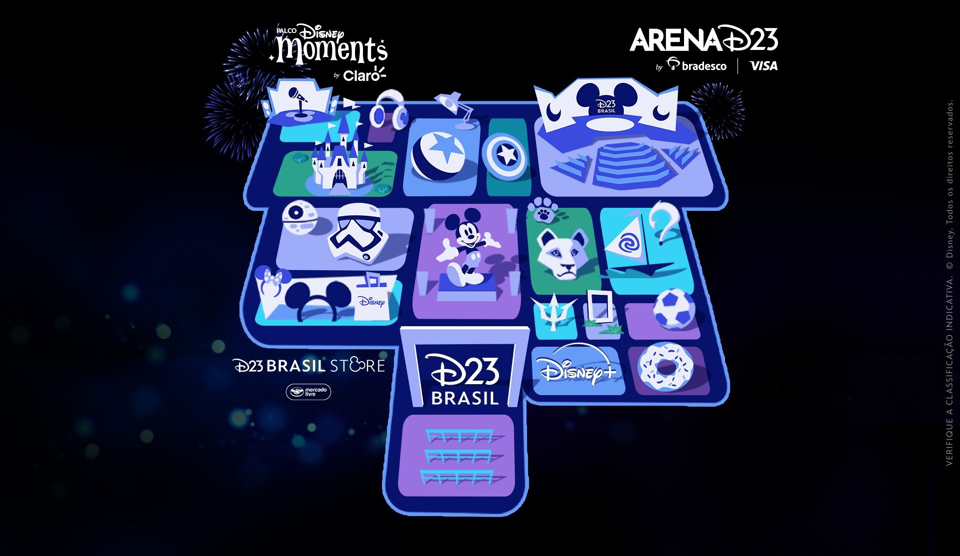 Floor Map for D23 Brazil Reveals Disney Parks & Experiences Booth