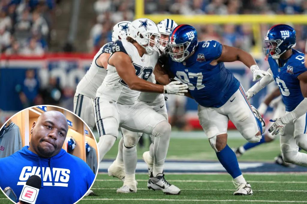 Giants' Dexter Lawrence fumes over notion Cowboys rookie got better of him