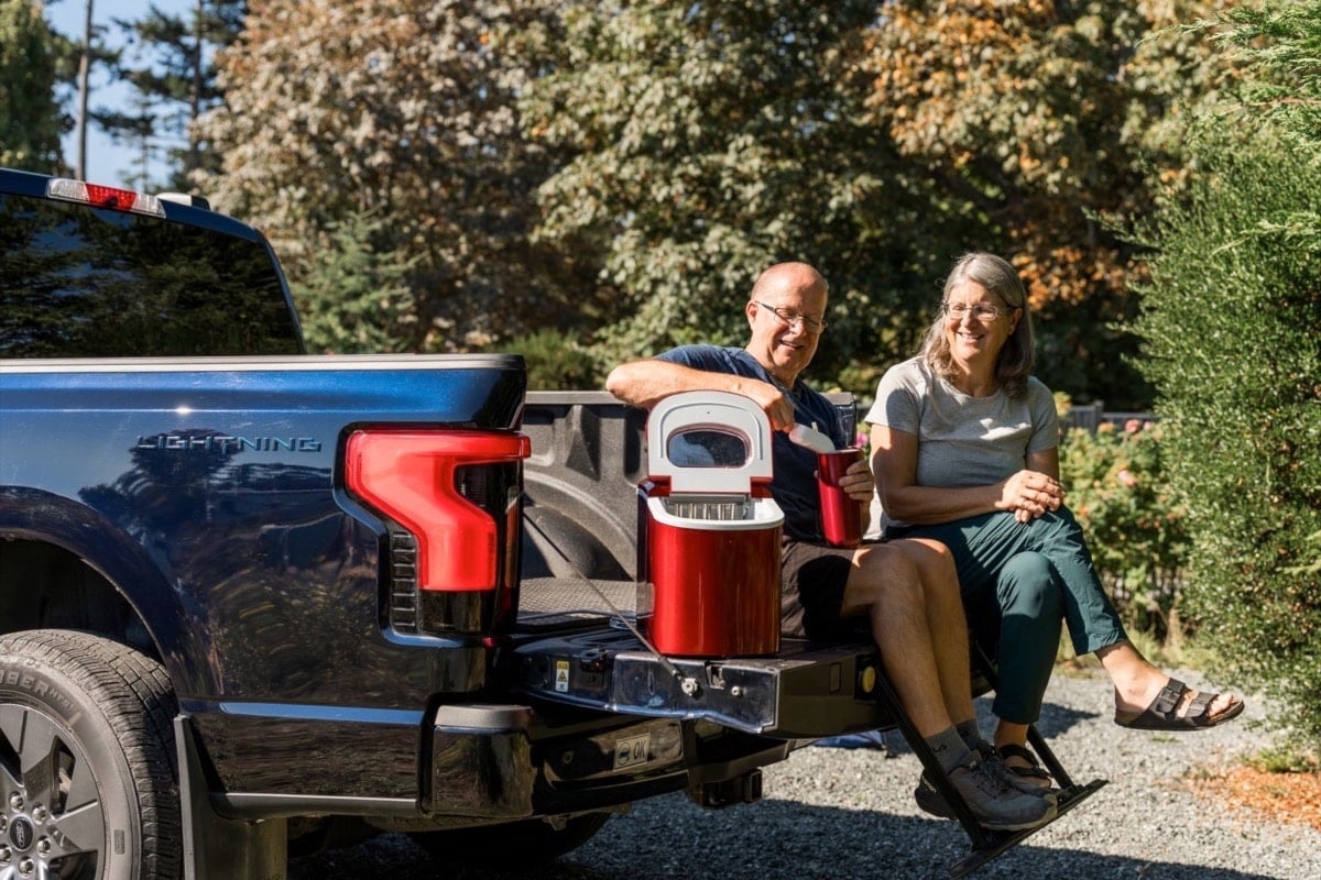 Vancouver Island couple trucks across Canada in an EV and a tent