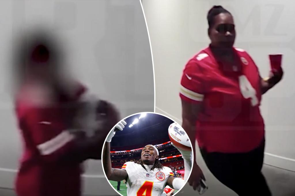 Rashee Rice's mom accused of package theft after video in 'Momma' jersey emerges