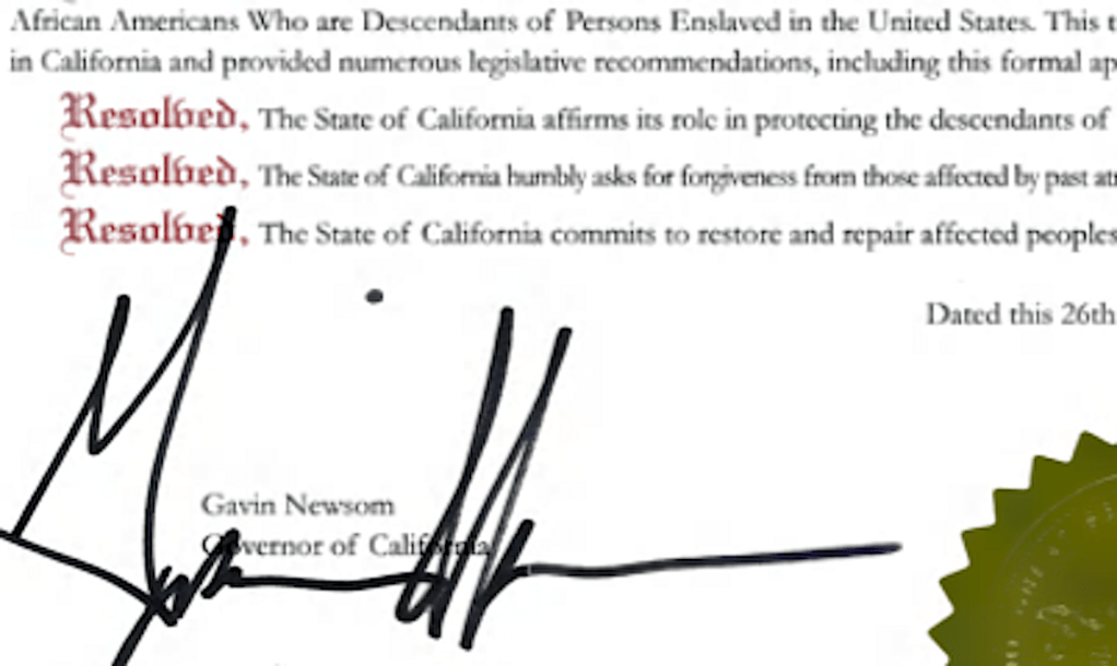 What California's official apology for 'crimes against humanity' says