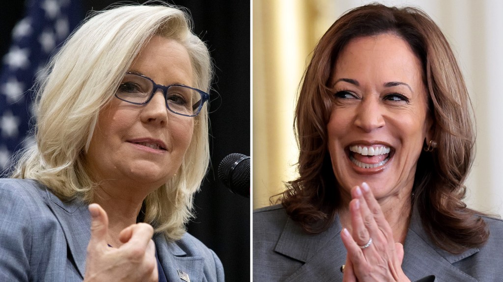 Ex-GOP Rep. Liz Cheney joins Kamala Harris on campaign trail in Wisconsin