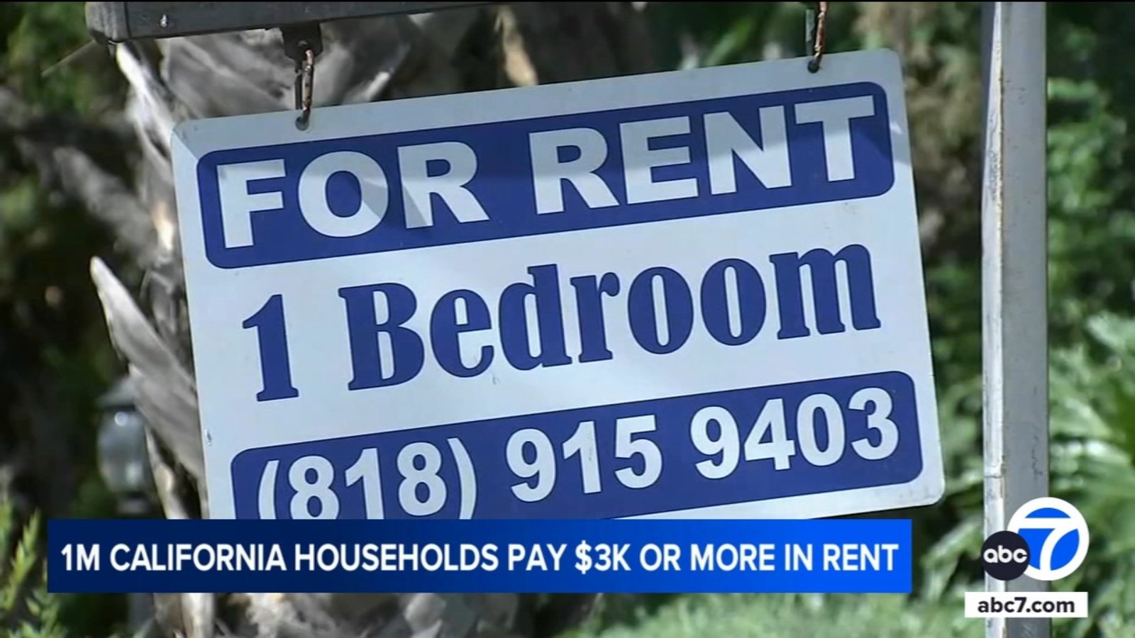 Over 1M California households pay $3K or more in rent, most in country