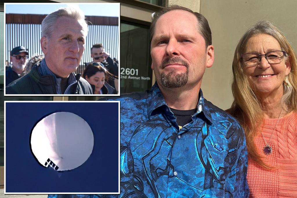 Montana man threatened Kevin McCarthy over US not shooting down Chinese balloon