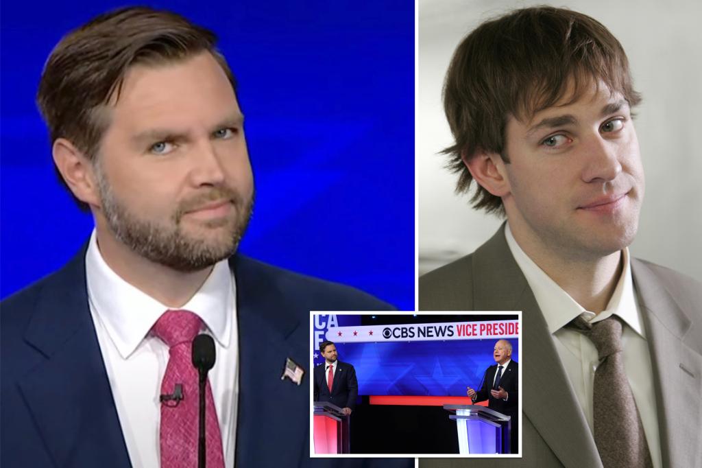 JD Vance reveals why he made viral ‘Jim Halpert’ face during VP debate with Tim Walz