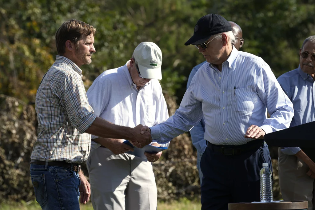 Biden invokes Jimmy Carter while surveying Hurricane Helene damage