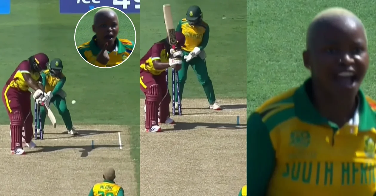 WATCH: Nonkululeko Mlaba bowls an absolute jaffa to remove Qiana Joseph in Women’s T20 World Cup 2024