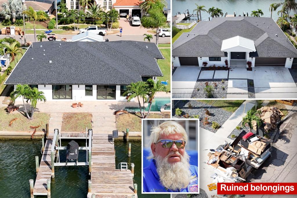 Exclusive photos reveal John Daly's Florida home after 'total loss' from Hurricane Helene