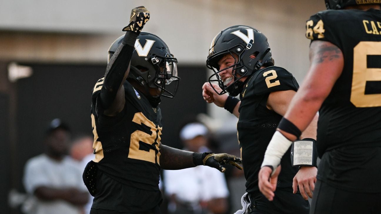 Vanderbilt stuns Alabama for first ever win vs. No. 1 team