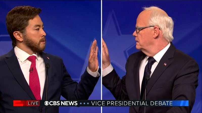 Maya Rudolph as Kamala Harris can’t handle VP candidates ‘vibing’ during spoof debate on ‘SNL’