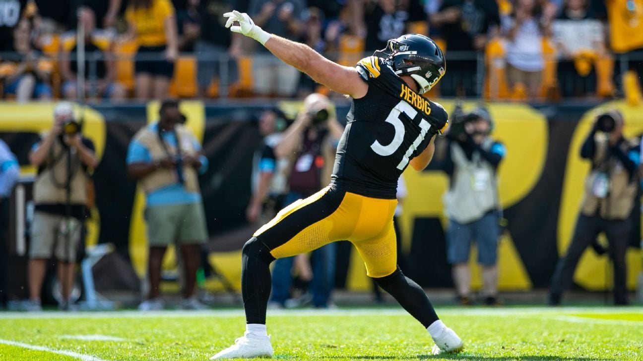 Next man up: Steelers linebacker Nick Herbig coming up clutch while Alex Highsmith is hurt