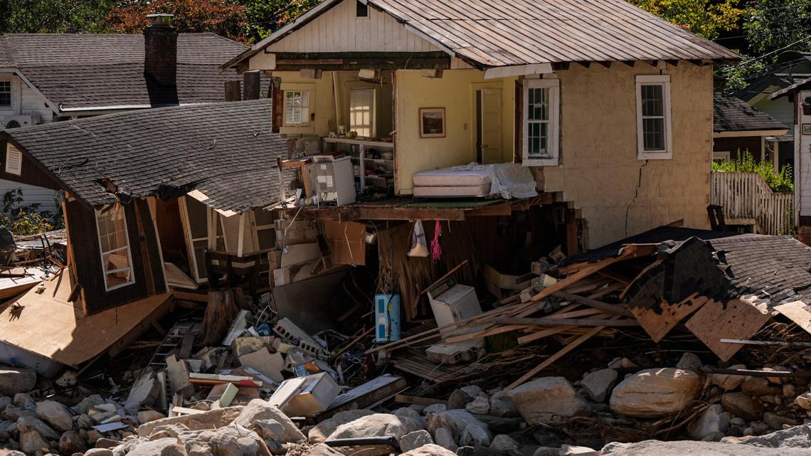 Hurricane Helene nearly wiped Chimney Rock off the map