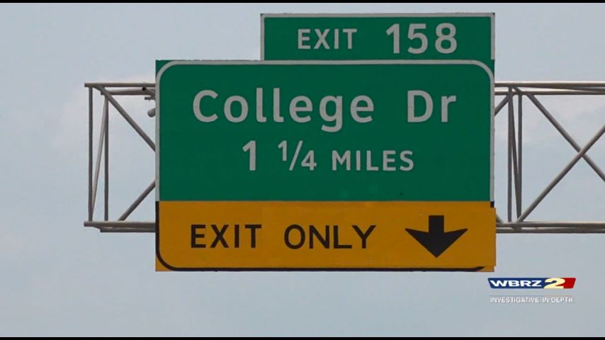 College Drive exit on I-10 westbound returning to one lane as progress continues on Flyover project