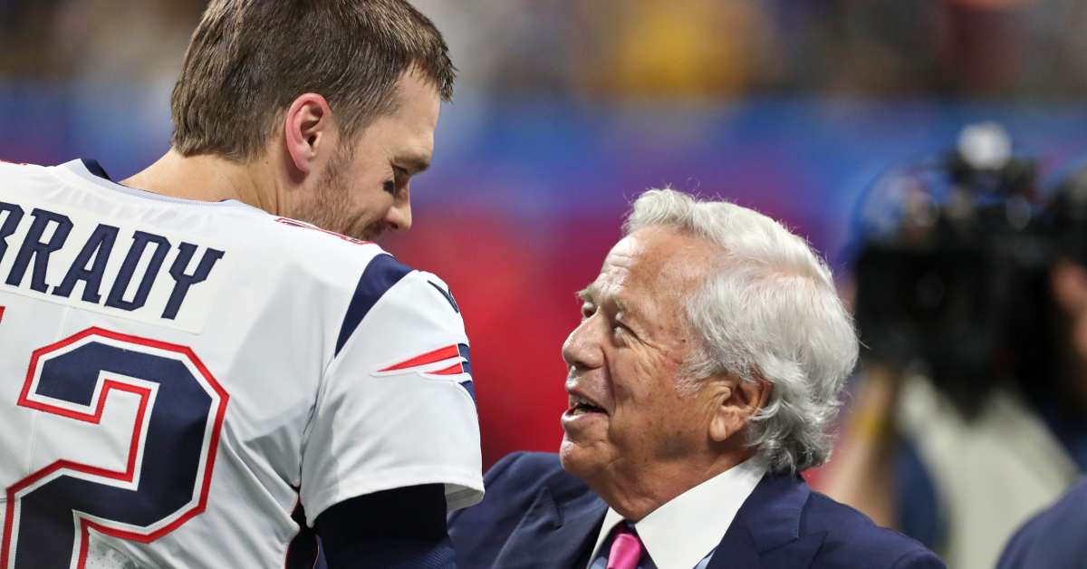 Robert Kraft Makes Pricey Bid on Rare Tom Brady Trading Card