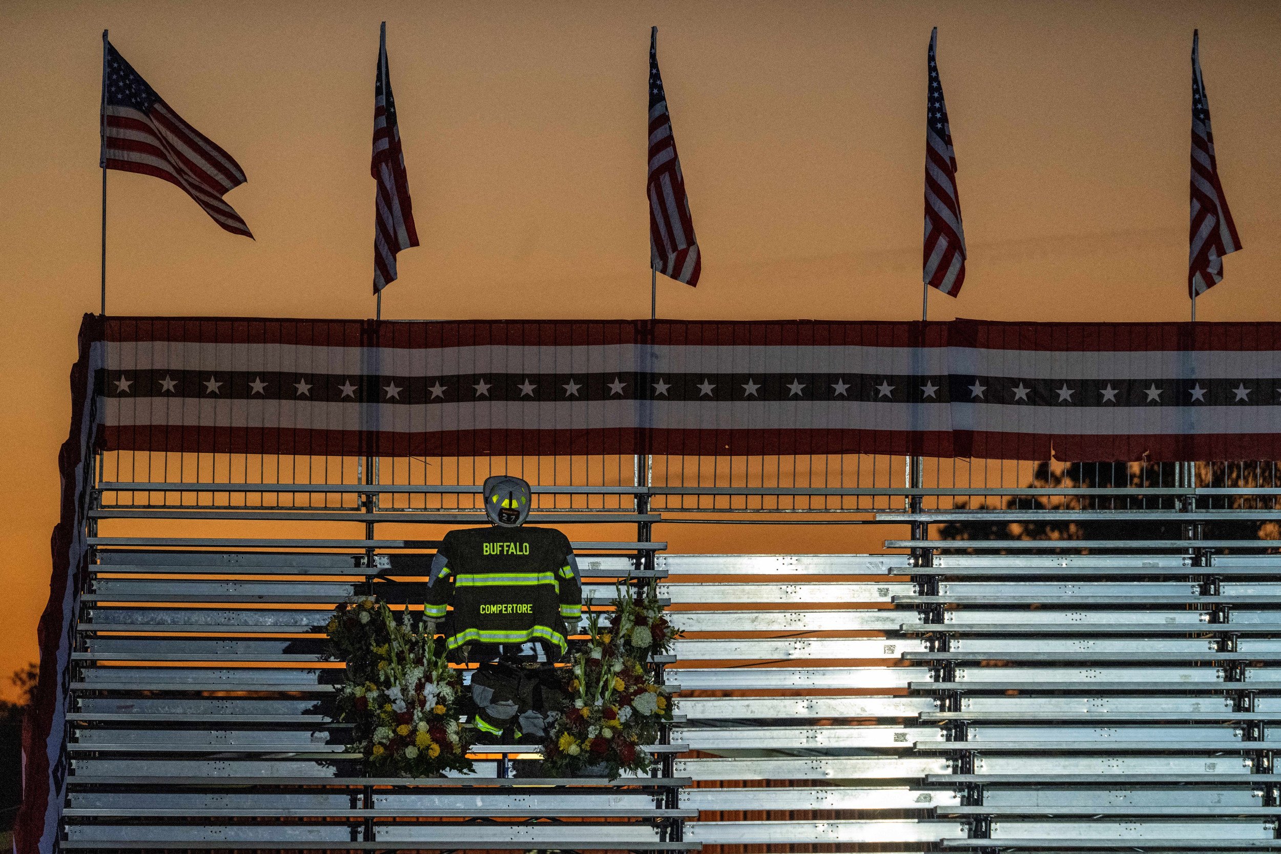 Slain Fire Chief Honored With Memorials, Chants at Trump's Butler Rally