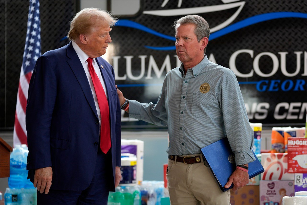 Trump and Kemp unite to address Hurricane Helene damage