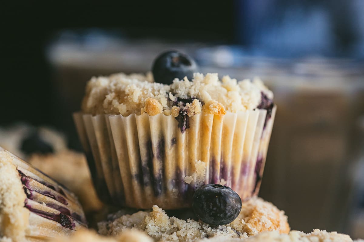 My Best Browned Butter Blueberry Muffins