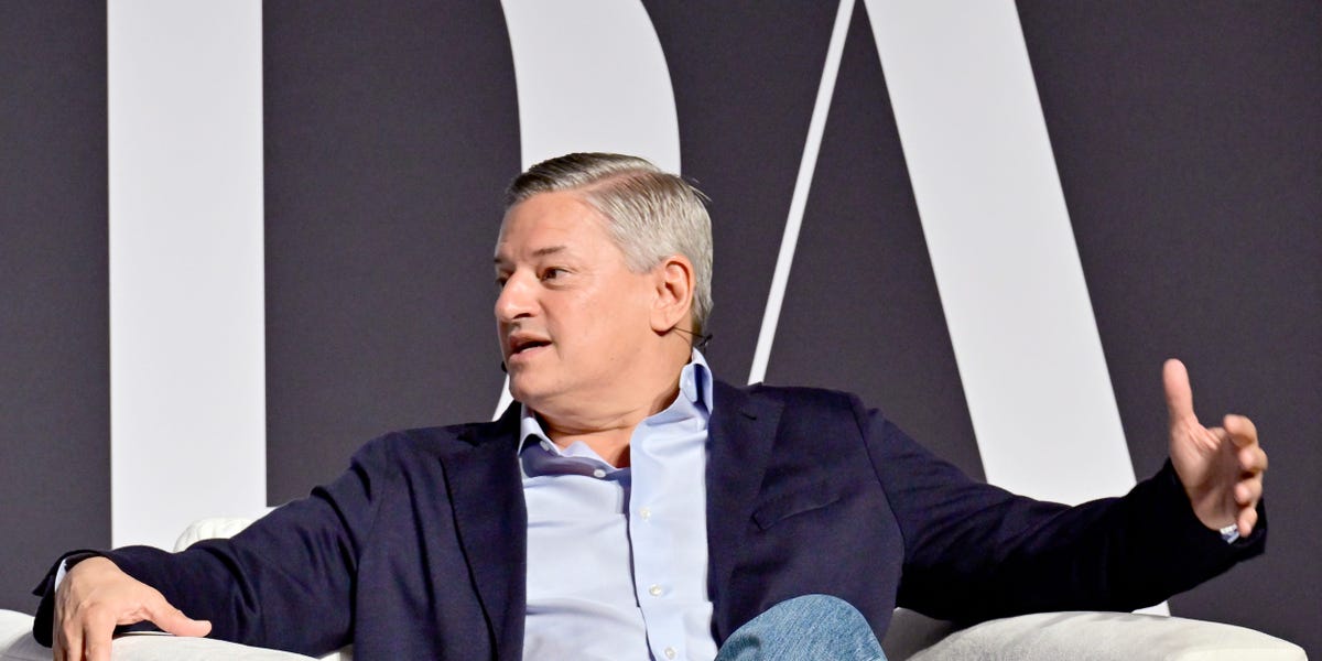 Netflix's co-CEO was asked why the company changed its mind after saying it would never introduce ads or live sports. Here's how he responded.