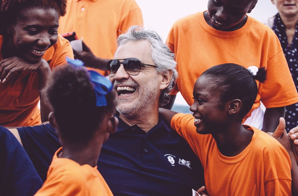 Andrea Bocelli to Be Honored for Inclusion; Plans to Aid Haiti Schools