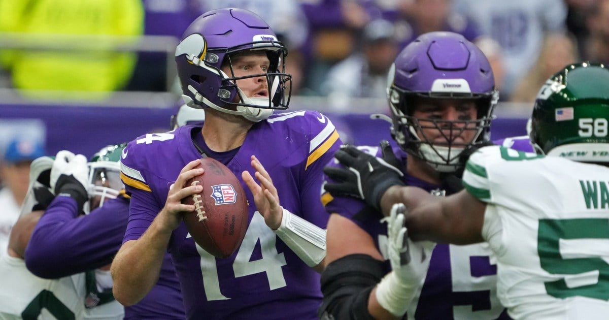 Vikings stay undefeated in Sam Darnold revenge game against Jets