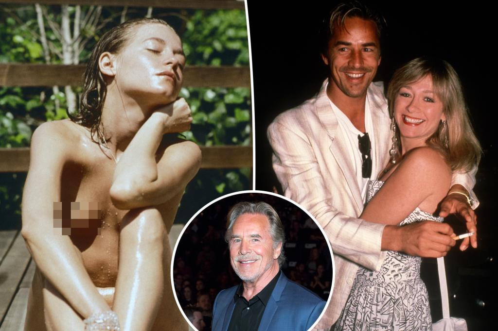 Don Johnson met ex Patti D'Arbanville while she was 'stark naked'