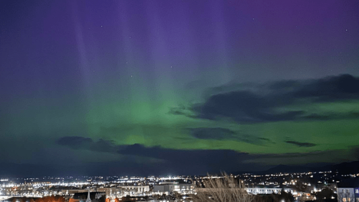 The northern lights may be visible in Utah this weekend