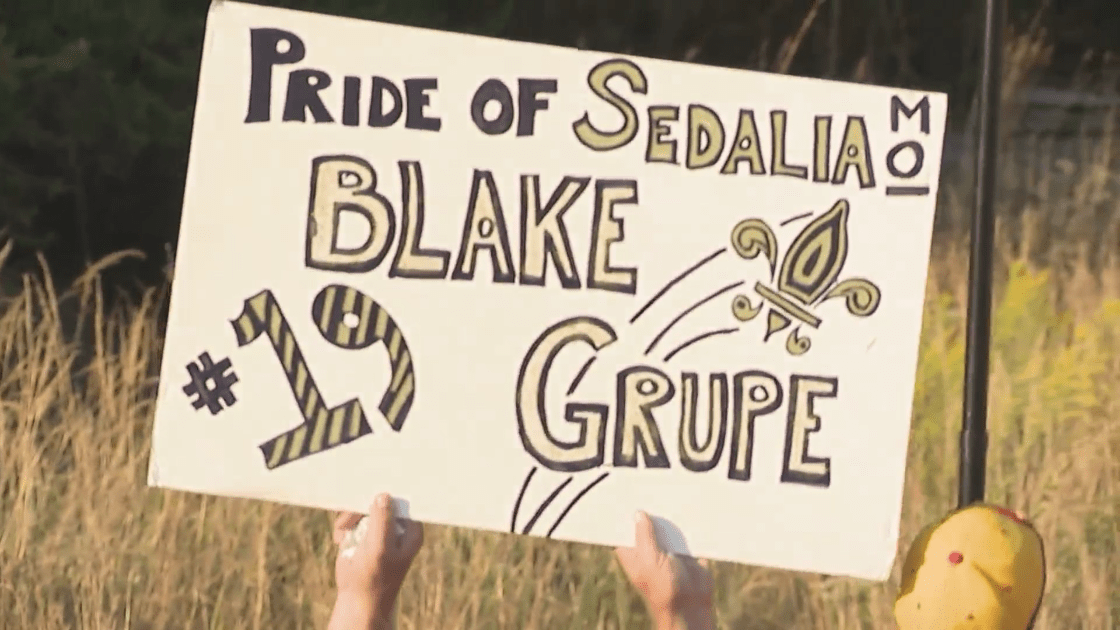 Family, friends travel to cheer on Blake Grupe