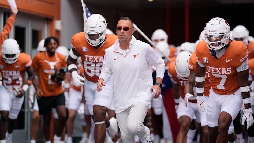 Upset-filled weekend in SEC refocuses Steve Sarkisian, No. 1 Texas ahead of Oklahoma game