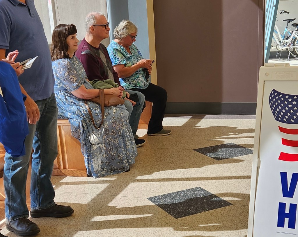 Early voters line up to cast ballots in Lake, Porter counties as voting gets under way