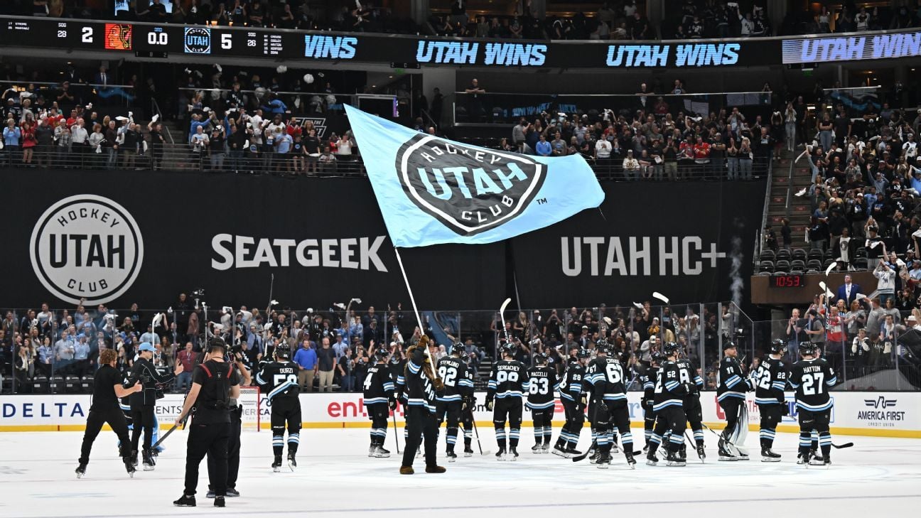 Utah Hockey Club beats Chicago Blackhawks in inaugural game