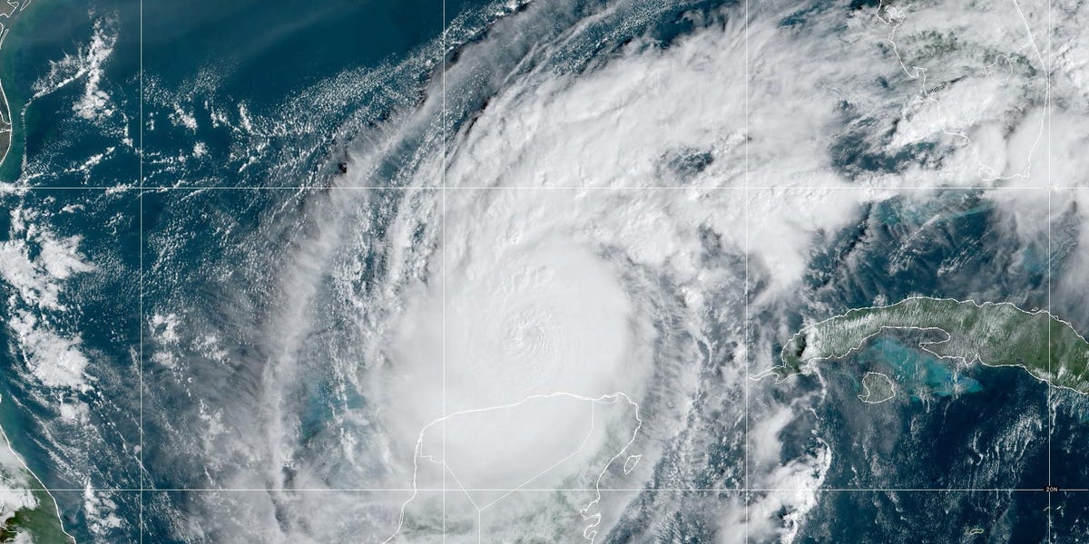 Hurricane Milton morphed into a Category 5 in 2 days. Take a look at the storm's rapid evolution from space.