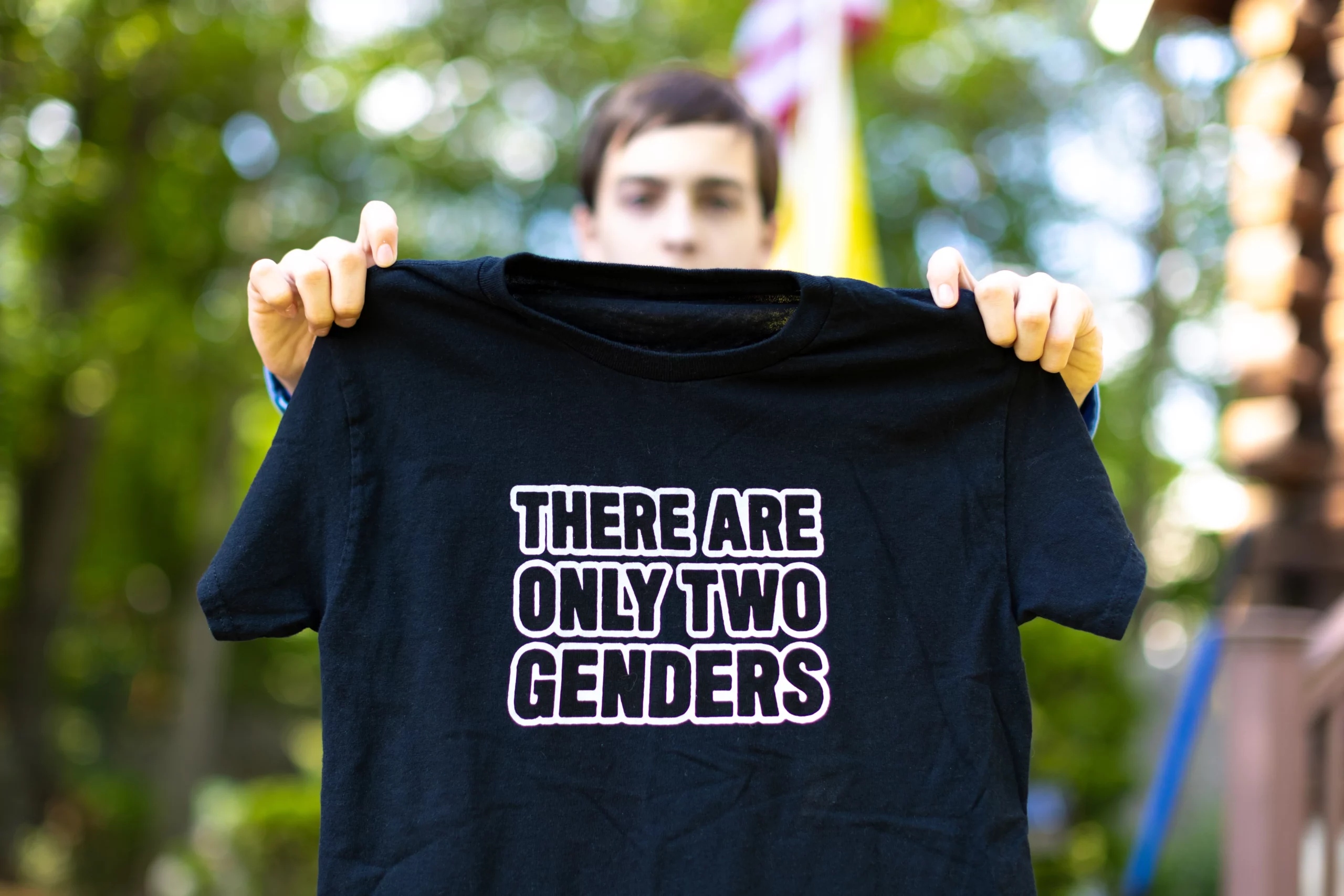 Student busted for wearing ‘only two genders’ shirt taps Supreme Court