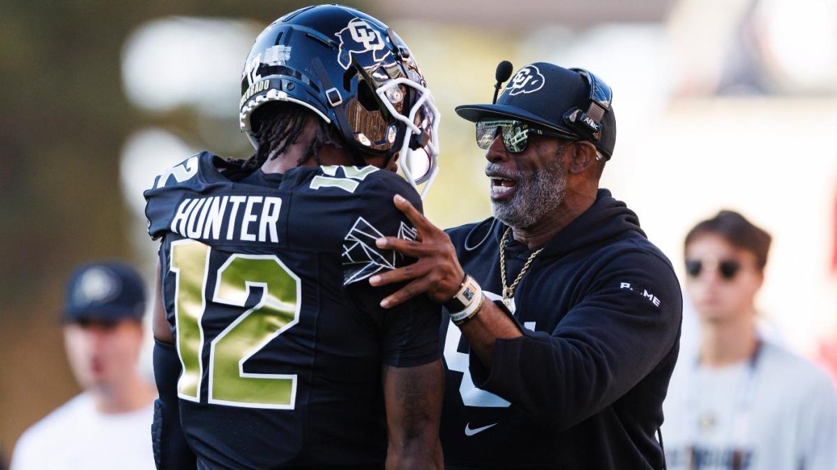 Colorado coach Deion Sanders swats down comparisons to star player Travis Hunter: 'It's not me against him'