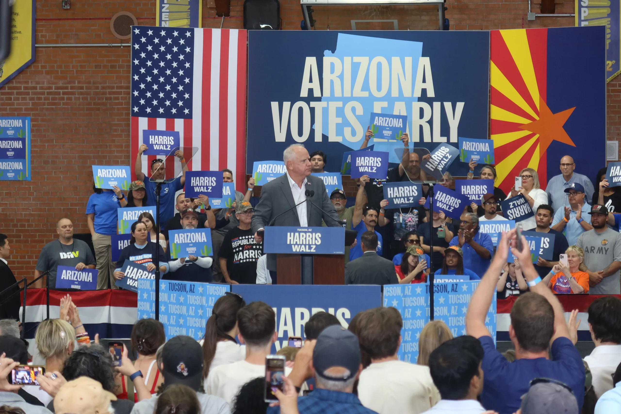 GOP makes firm push for early voting as Vance and Walz blanket Arizona