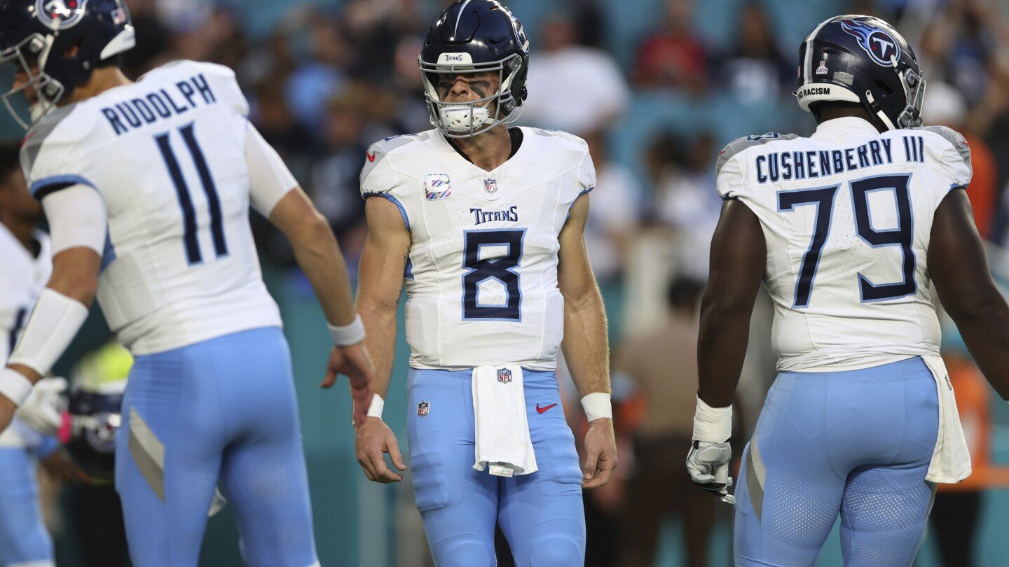 Will Levis practices as the Titans hope QB plays against the visiting Colts