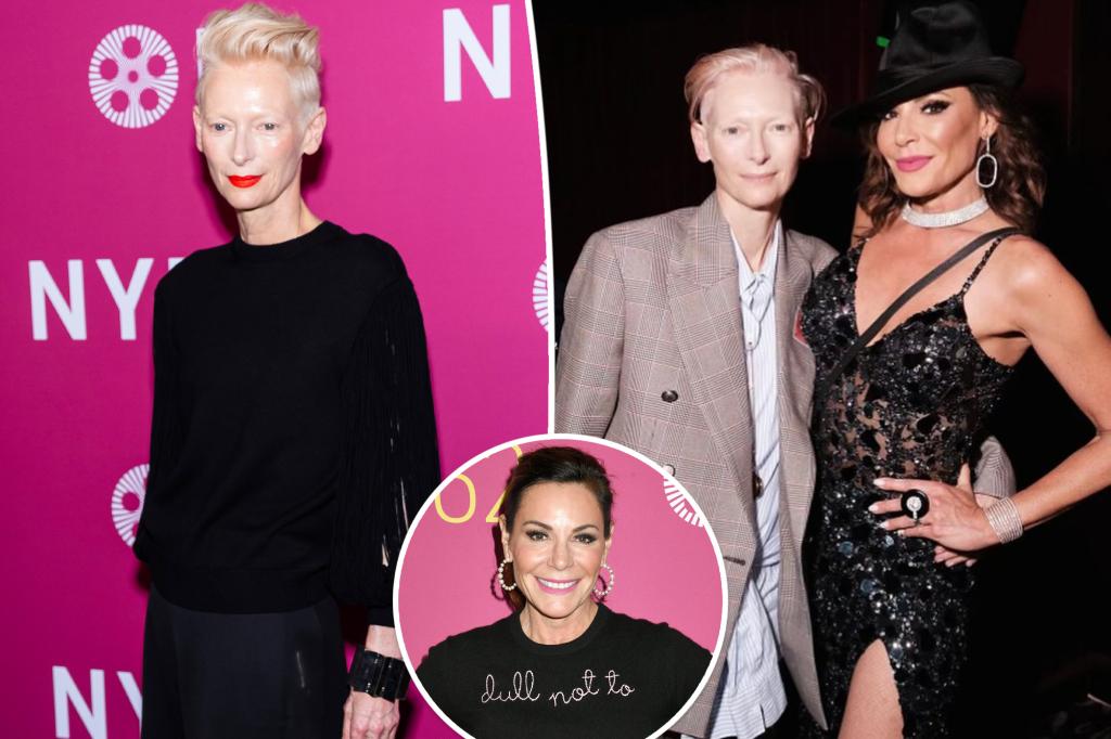 Tilda Swinton gushes over Luann de Lesseps showing up to her film premiere