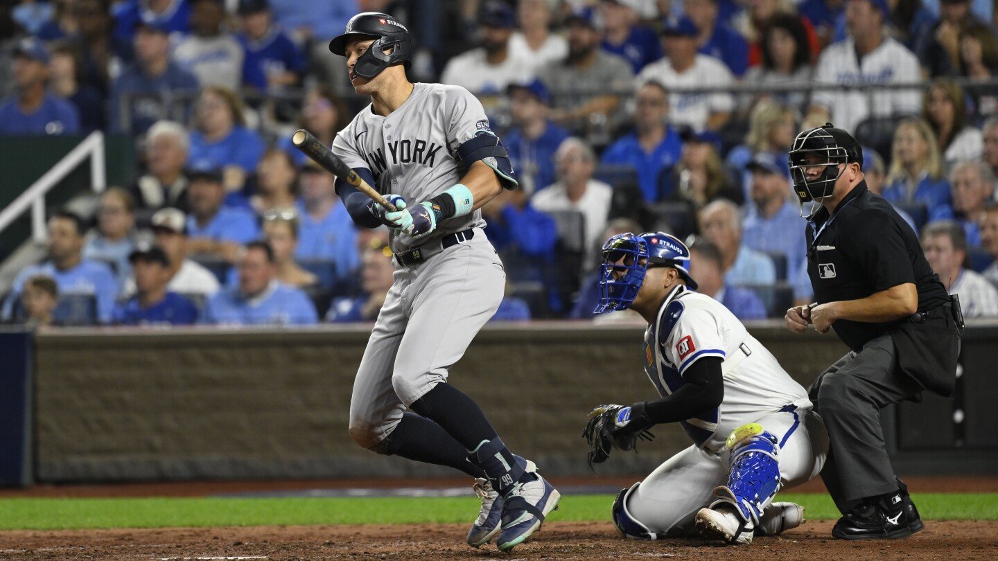 Gerrit Cole tosses playoff gem, shutting down Royals and sending Yankees back to ALCS with 3-1 win