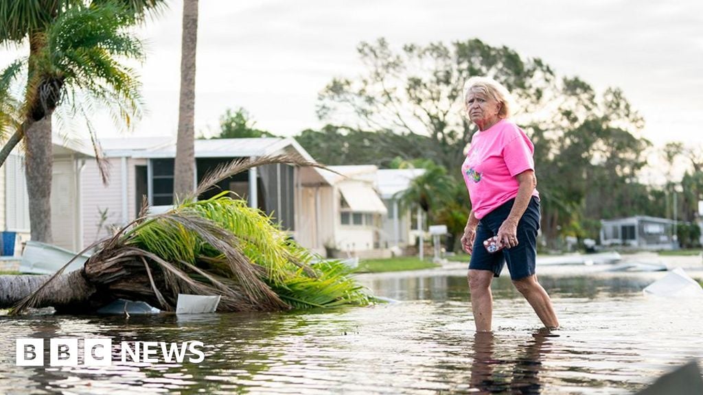 Striking photos show the extent of Milton's devastation