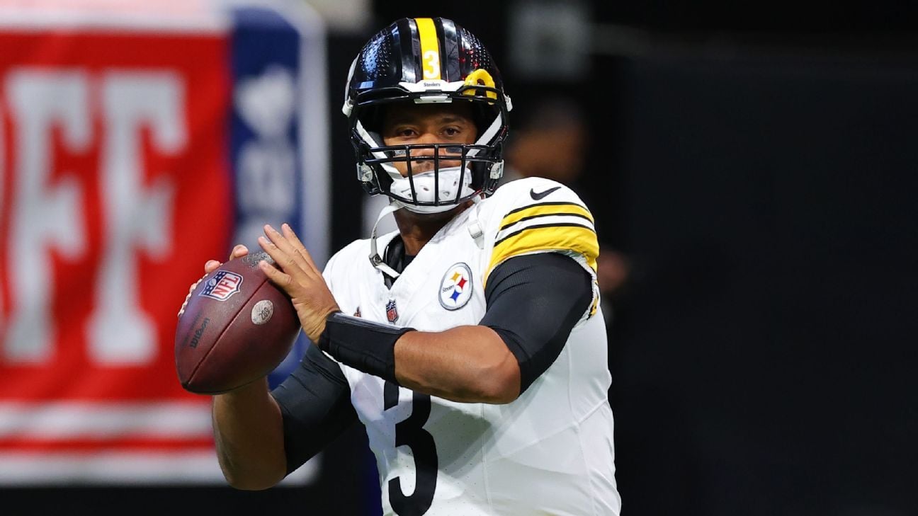 Russell Wilson 'probably' Steelers' No. 2 QB vs. Raiders