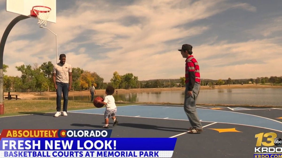 Courts at Colorado Springs' Memorial Park get new makeover courtesy of USA Basketball