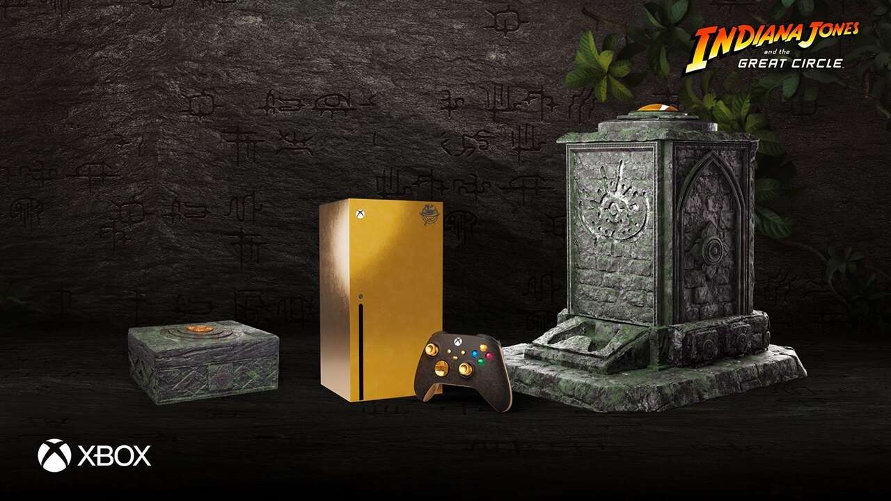 Xbox Players Could Win A Golden Indiana Jones Themed Console--But It Won't Be Easy