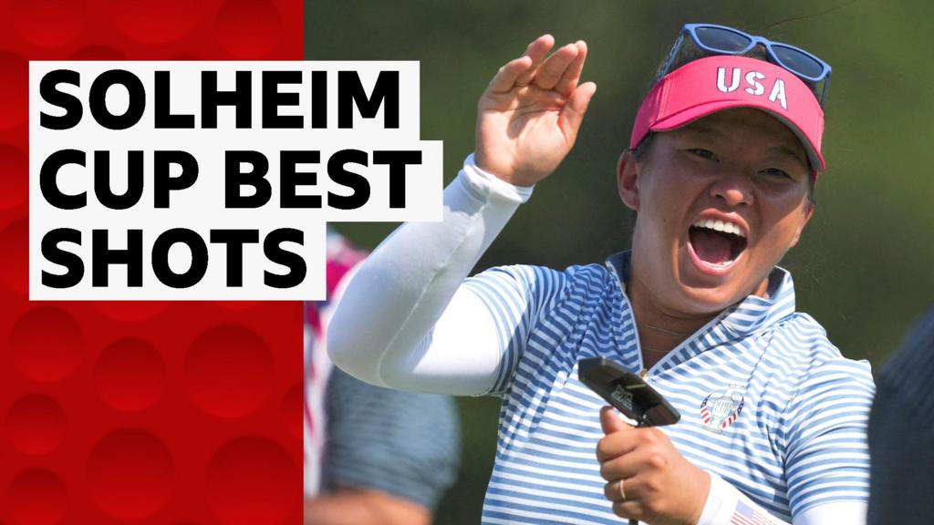 Watch Solheim Cup's best shots as USA beat Europe in thriller