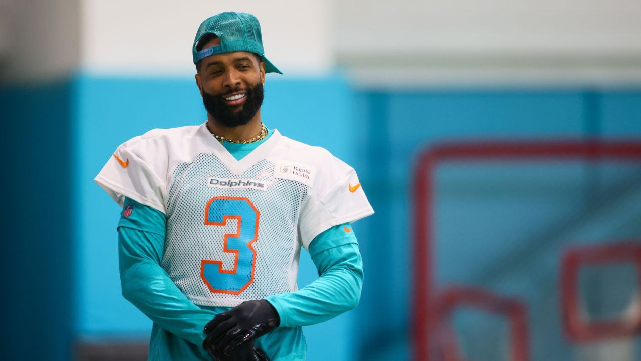 WR Beckham set for first practice with Dolphins