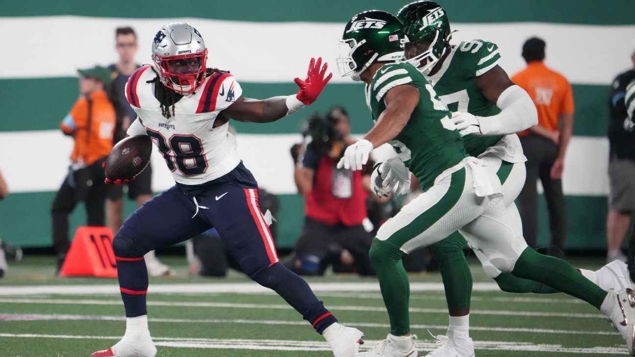 Pats' Stevenson won't start after run of fumbles