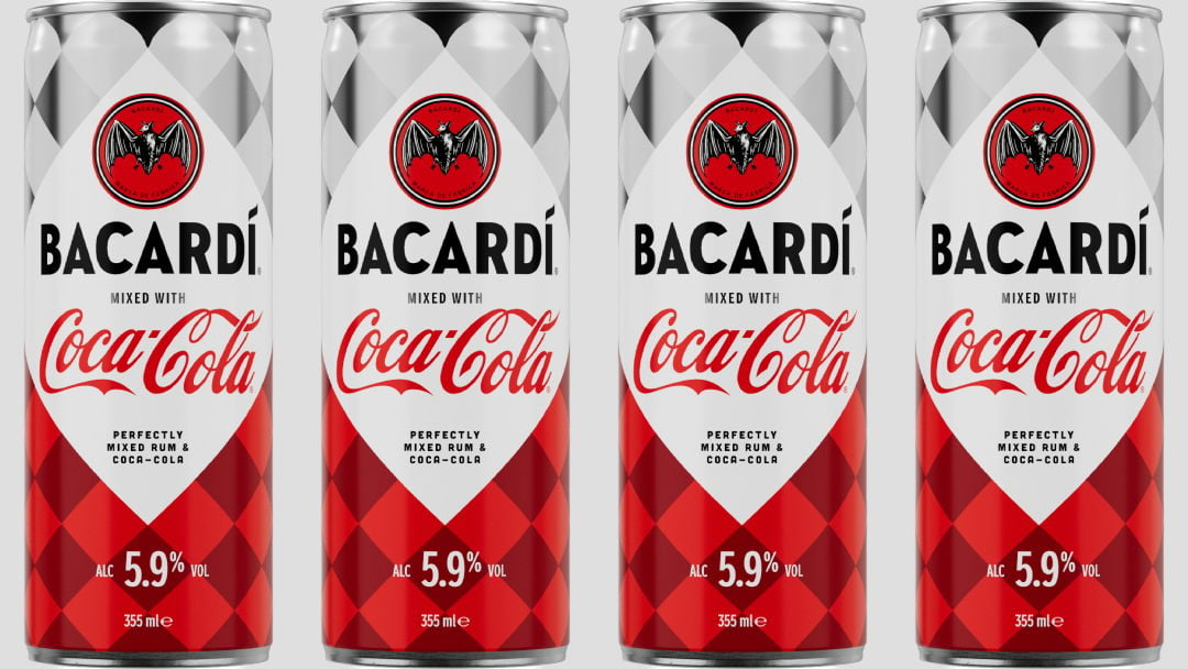 Coca-Cola & Bacardi Team Up To Launch Ready-To-Drink Rum Cocktail