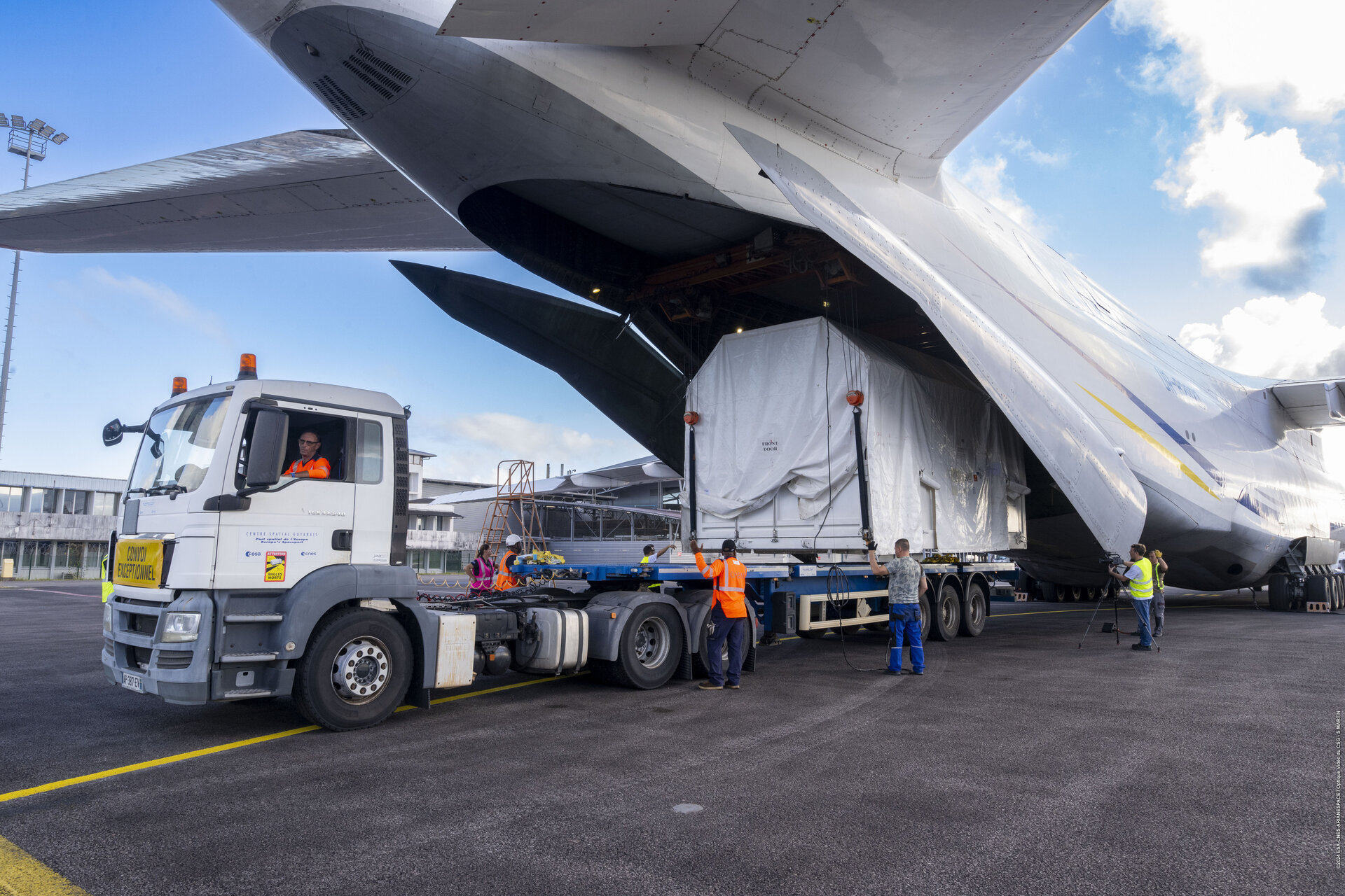 Sentinel-1C arrives in French Guiana