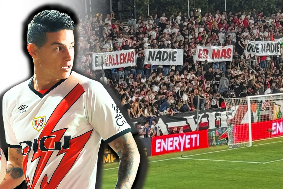 ¿Se entenderá? Mensaje desde Rayo Vallecano a los insistentes seguidores de James Rodríguez